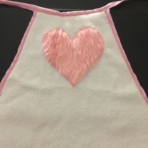the sweetest cutest fuzzy heart gingham halter top